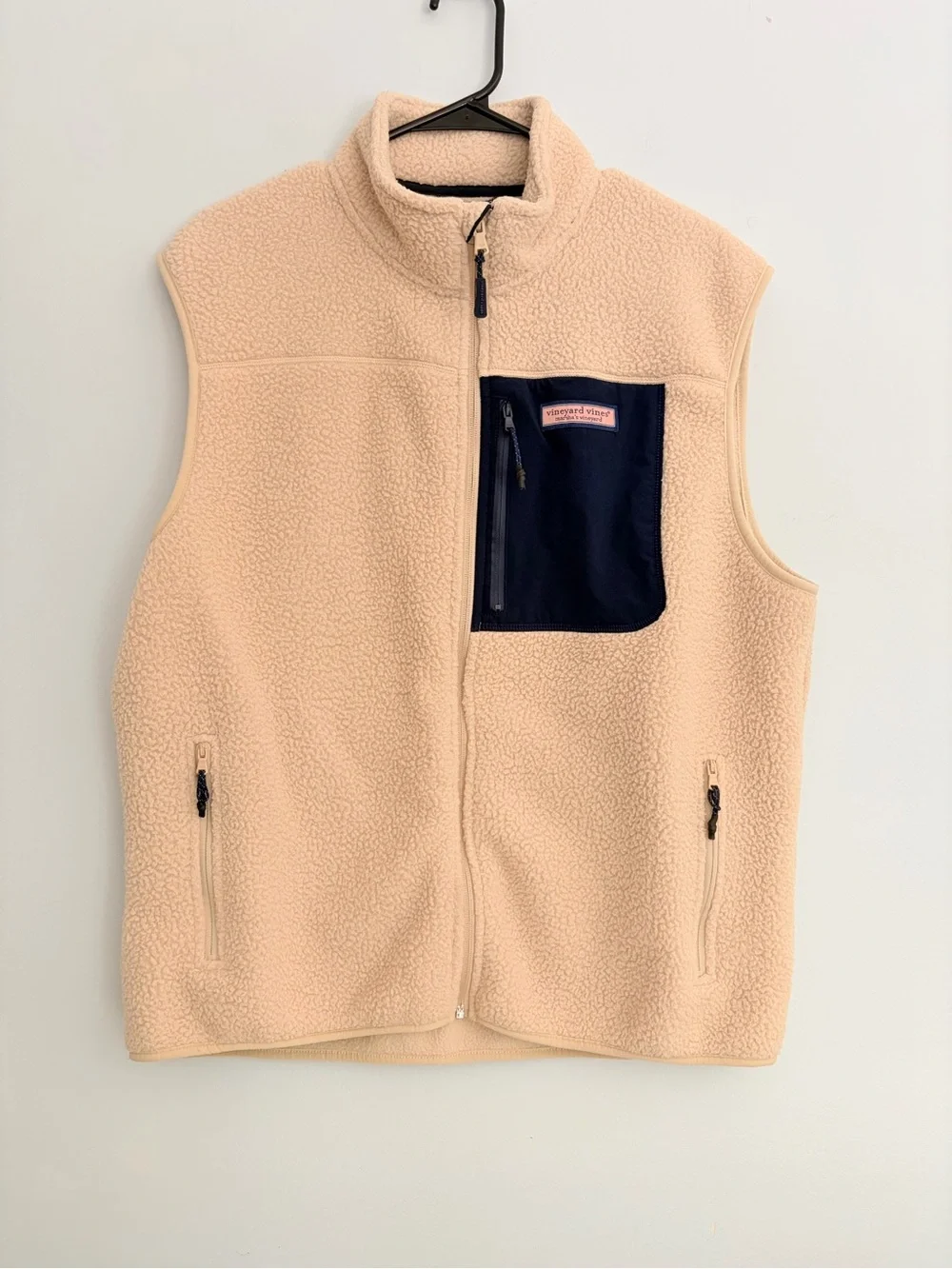 Vineyard Vines Sherpa Vest and Gingham Tucker Shirt